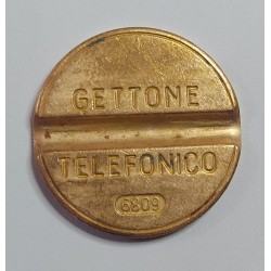 GETTONE TELEFONICO CON SEGNO DI ZECCA  NUMERO 6809